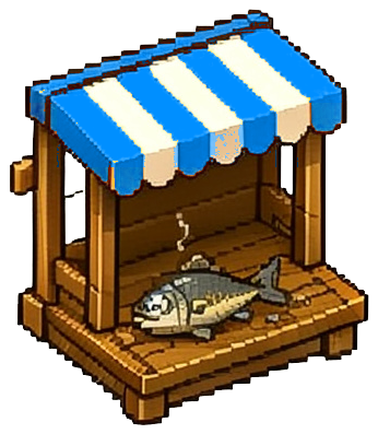 HealthLand seafood stall