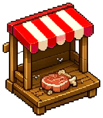 HealthLand butcher stall